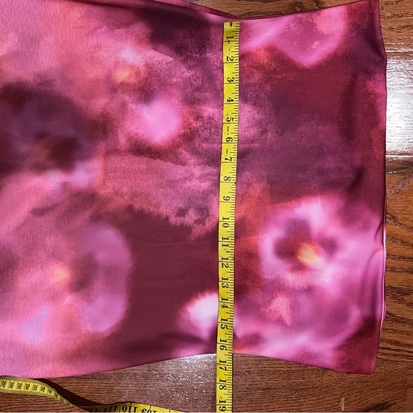 ASOS bandeau Midi dress pink floral print - Picture 5 of 7